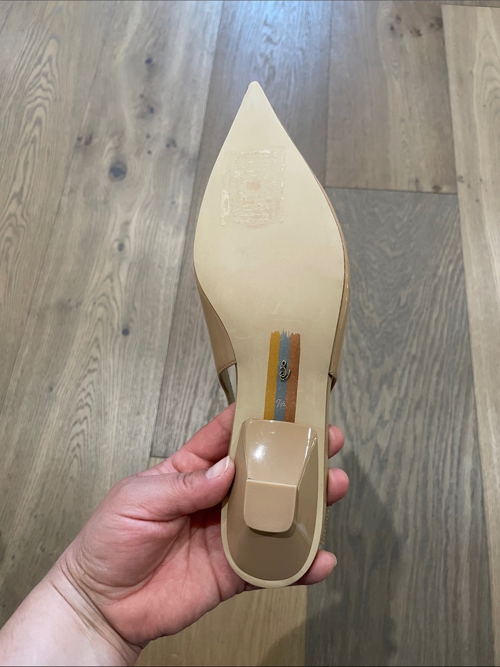 Sam Edelman Women's Aggie Pump Kitten Heels In Sienna Tan Size 7.5 NWOT - Picture 11 of 13